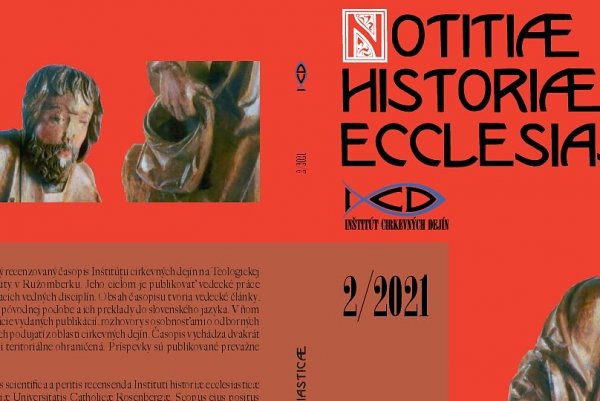 Nové číslo časopisu Notitiæ historiæ ecclesiasticæ 2/2021