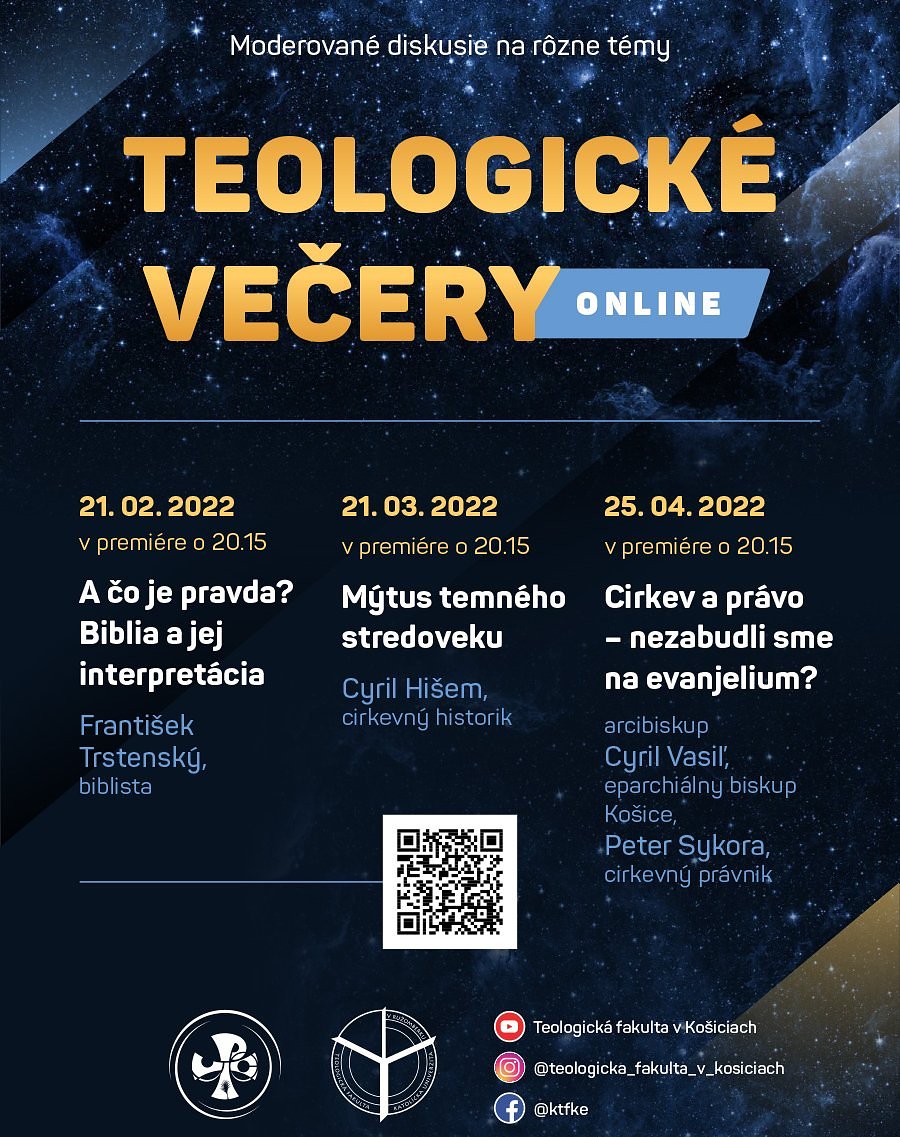 Teologické večery na TF KU 2022