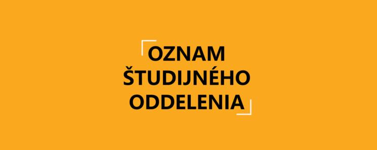 Termíny odovzdania záverečných prác a ďalších potrebných dokumentov k štátnym záverečným skúškam v akademickom roku 2021/2022