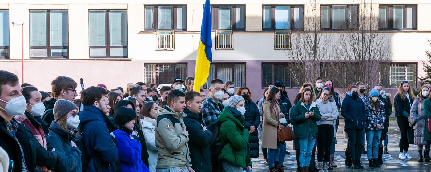 Podpora pre Ukrajinu prichádza aj od študentov a zamestnancov Katolíckej univerzity