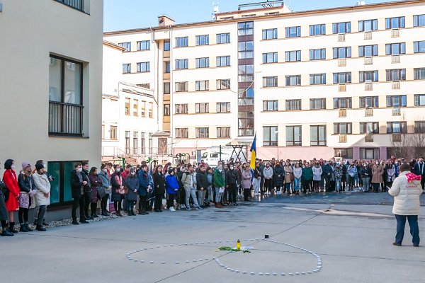 Students and Staff of the Catholic University in Ruzomberok Stand with Ukraine