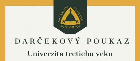 Darujte vzdelávanie na UTV Vašim blízkym