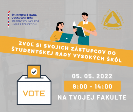 Voľby do Študentskej rady vysokých škôl na KU v Ružomberku