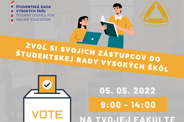 Voľby do Študentskej rady vysokých škôl na KU v Ružomberku