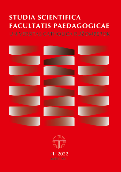 Studia Scientifica Facultatis Paedagogicae Universitas Catholica Ružomberok