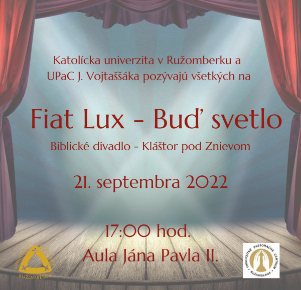 Fiat Lux - Buď svetlo