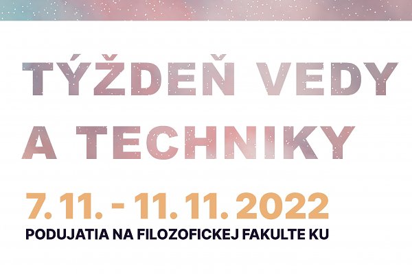 Týždeň vedy a techniky na FF KU