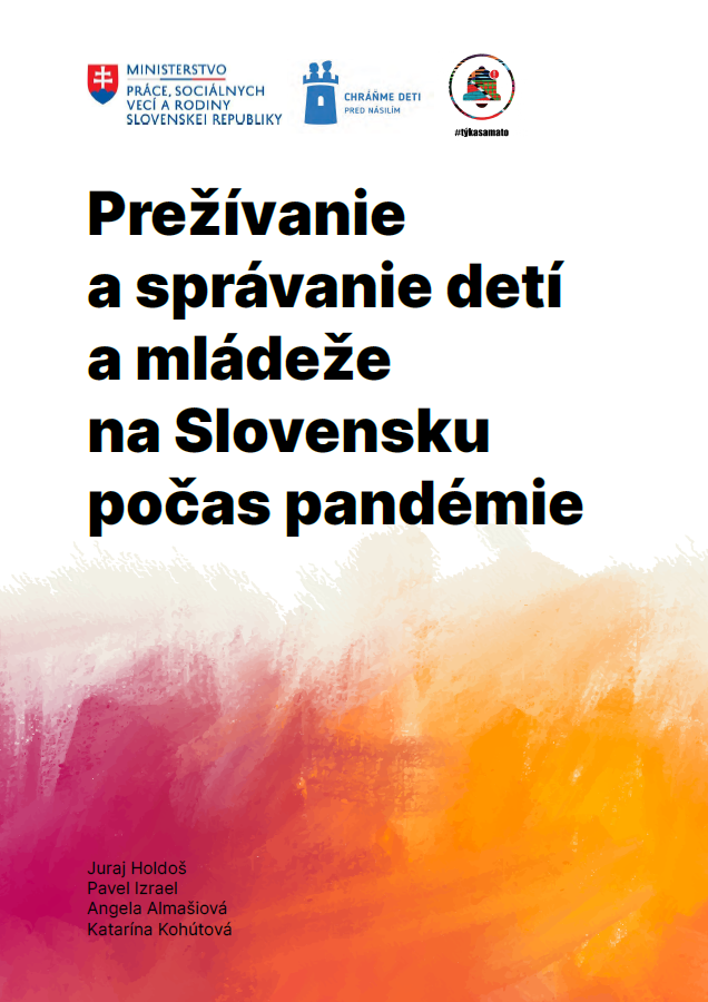 Prežívanie a správanie detí a mládež na Slovensku počas pandémie