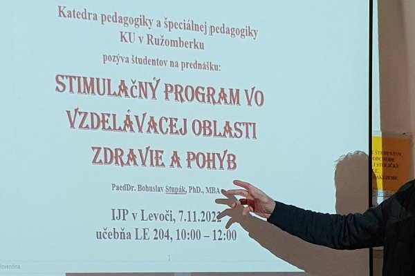 Stimulačný program vo vzdelávacej oblasti Zdravie a pohyb