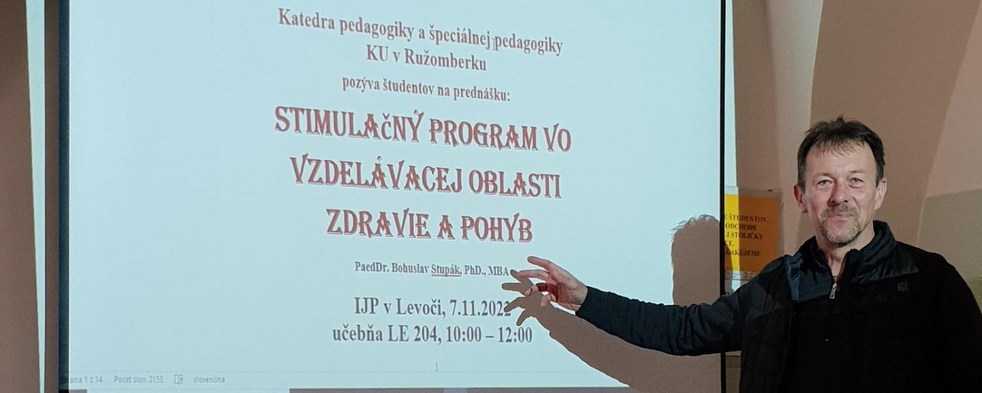 Stimulačný program vo vzdelávacej oblasti Zdravie a pohyb