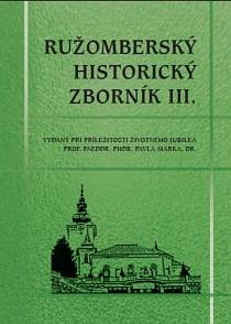 Ružomberský historický zborník III.