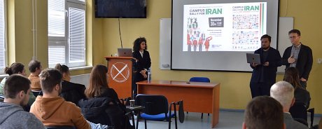 Our University Joined Campus Rally for Iran