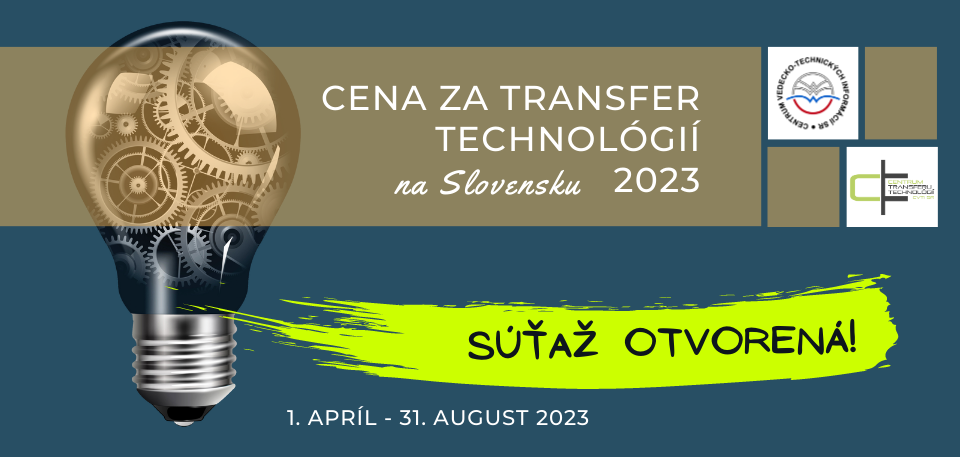 Súťaž Cena za transfer technológií na Slovensku 2023