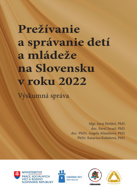 Prežívanie a správanie detí a mládeže na Slovensku v roku 2022