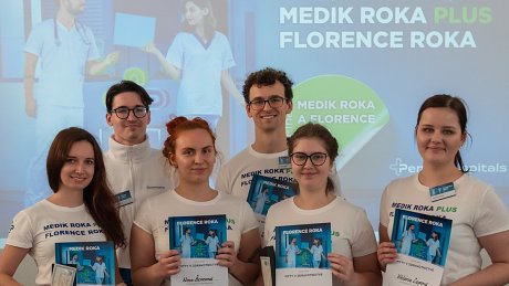 Študentky bakalárskeho študijného programu ošetrovateľstvo na „Florence roka 2023“