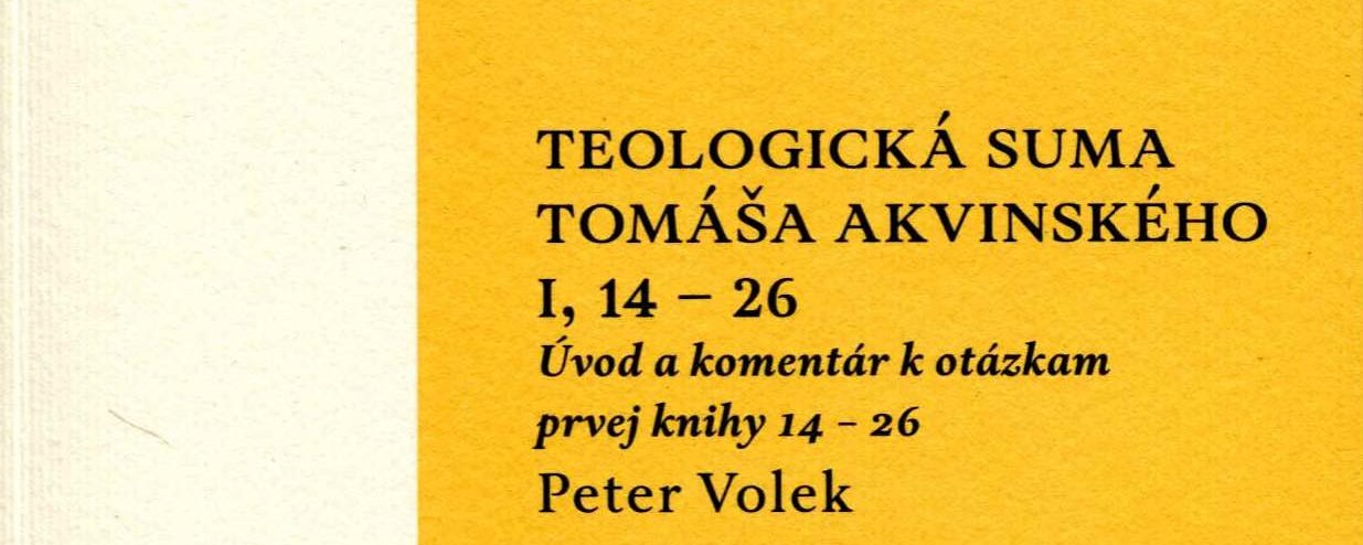 Nová kniha profesora Petra Voleka