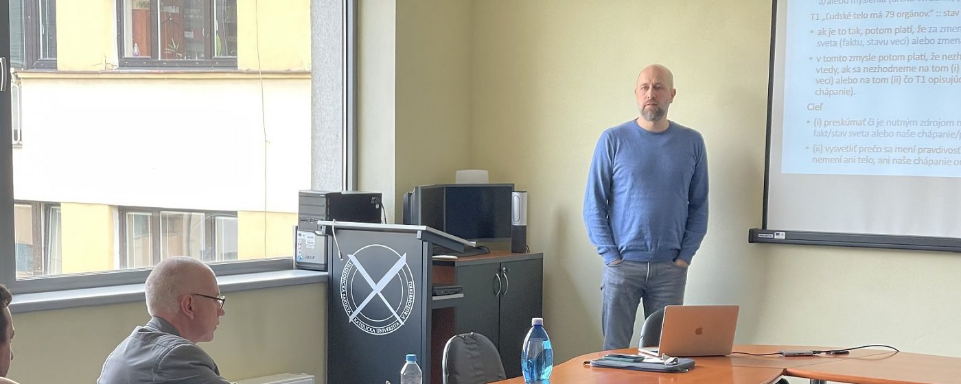 Pavol Labuda’s Guest Lecture at the Department of Philosophy