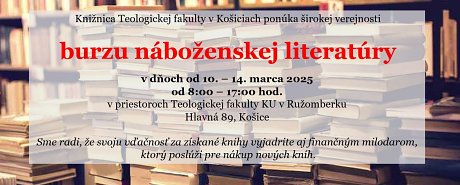 Burza náboženskej literatúry 2025