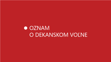 Oznam pre študentov Pedagogickej fakulty KU