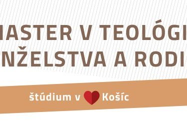 Pozvánka na štúdium programu Master v teológii manželstva a rodiny