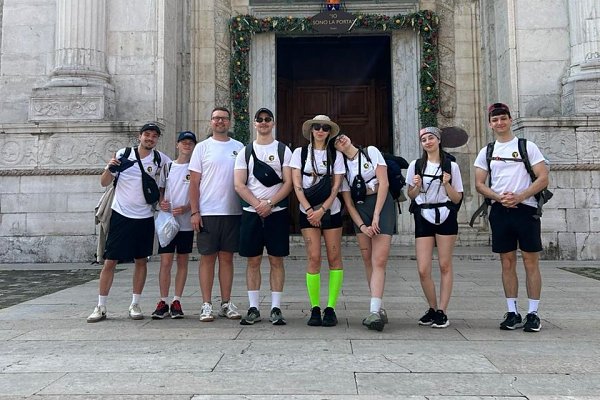 Naši študenti na „Il Camino di San Francesco“