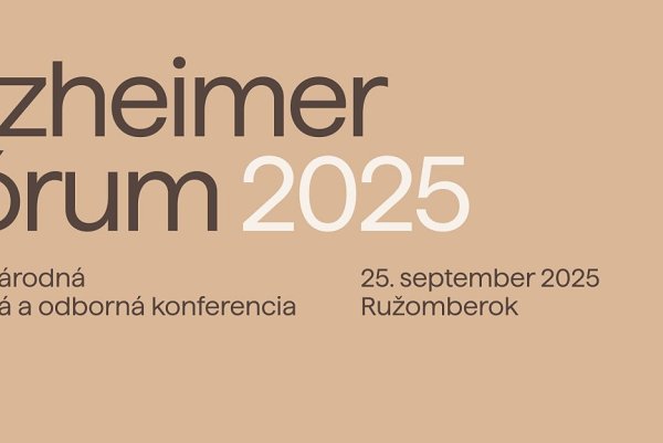 Pozvánka na medzinárodnú vedeckú a odbornú konferenciu Alzeimer Fórum 2025