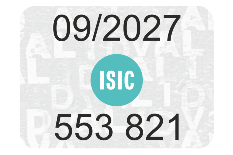 Prolongačné známky ISIC pre študentov vyšších ročníkov