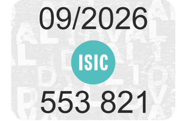 Prolongačné známky ISIC pre študentov vyšších ročníkov