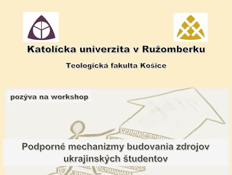 Workshop: Podporné mechanizmy budovania zdrojov ukrajinských študentov