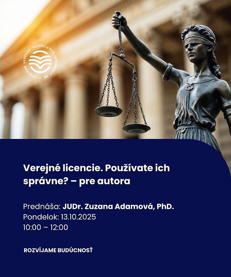 Verejné licencie. Používate ich správne? – pre autora