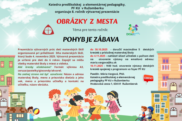 Obrázky z mesta 2025 8. ročník výtvarnej prezentácie