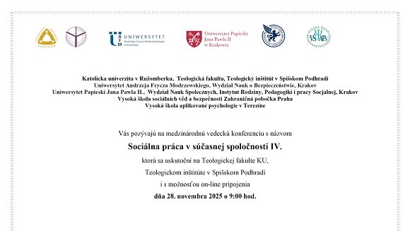 Sociálna práca v súčasnej spoločnosti IV.