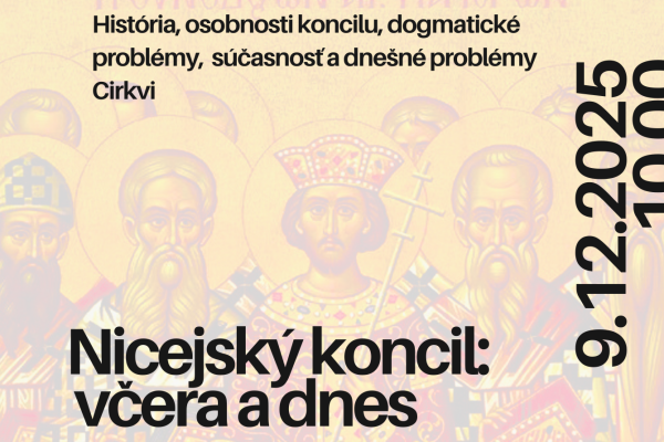 Oslava Nicejského koncilu v Košiciach a spustenie novej webstránky SSKT