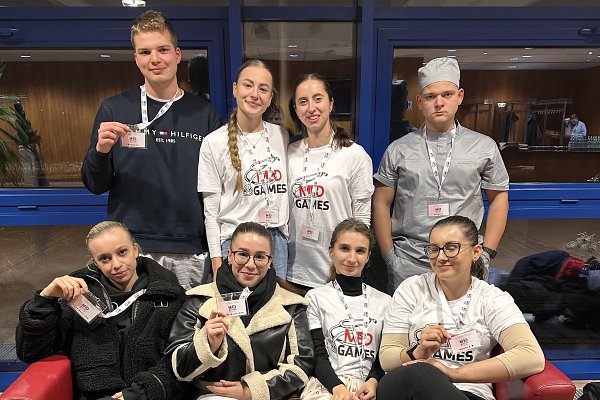 Študenti Katedry ošetrovateľstva FZ KU v Ružomberku na „MedGames 2025“