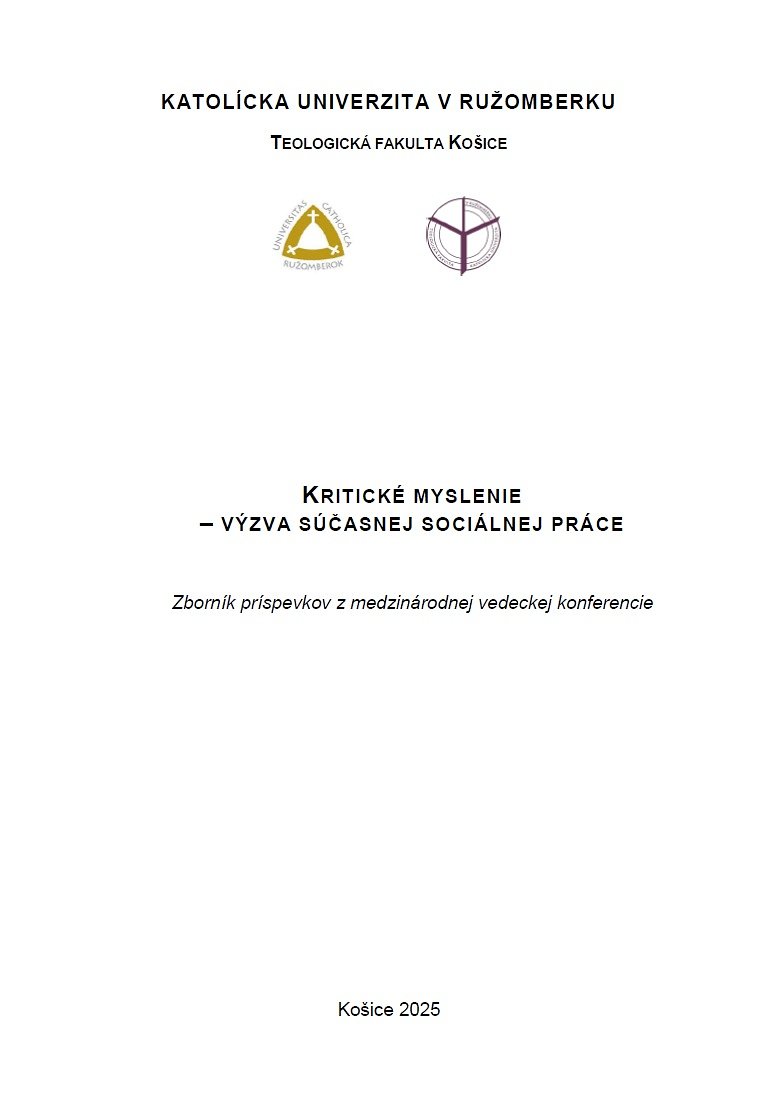 Kritické myslenie – výzva súčasnej sociálnej práce