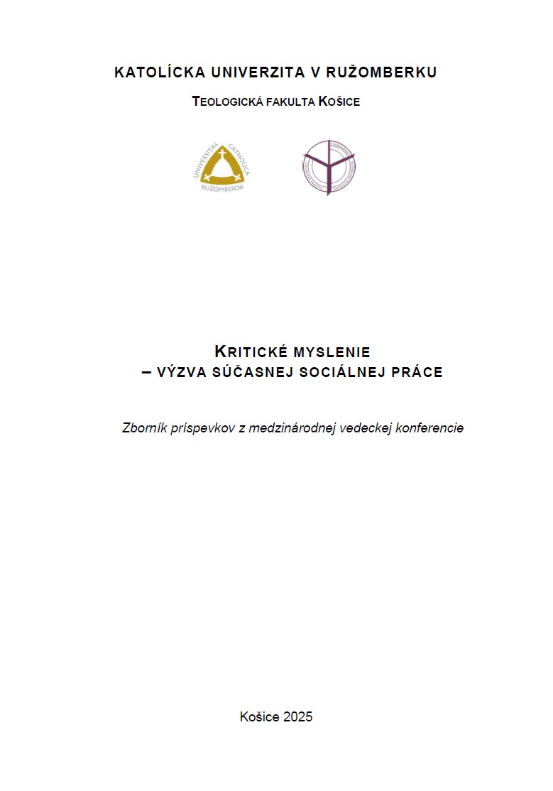 Kritické myslenie – výzva súčasnej sociálnej práce