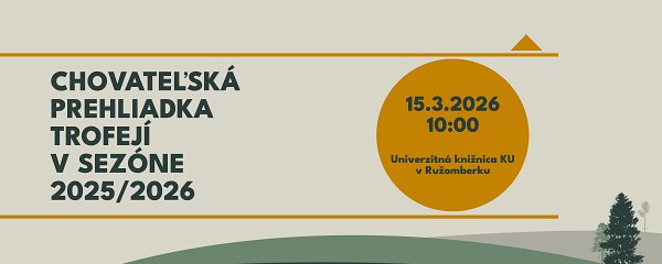 Chovateľská prehliadka trofejí v sezóne 2025/2026