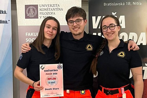 Študenti urgentnej zdravotnej starostlivosti sa zúčastnili súťaže Konštantínov pohár 2026