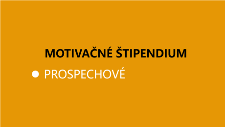 Prospechové štipendiá pre študentov 1.ročníka I. a II. stupňa pre AR 2025/2026