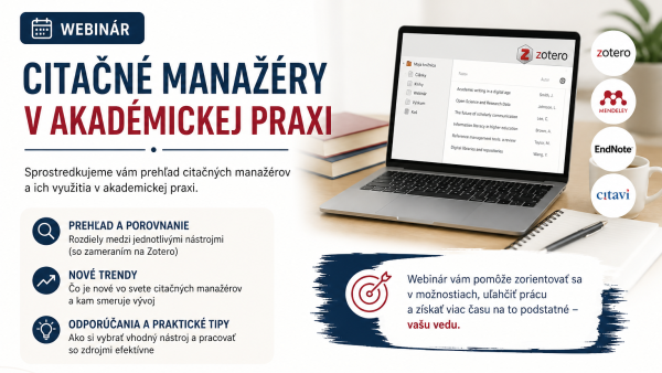 Webinár o citačných manažéroch