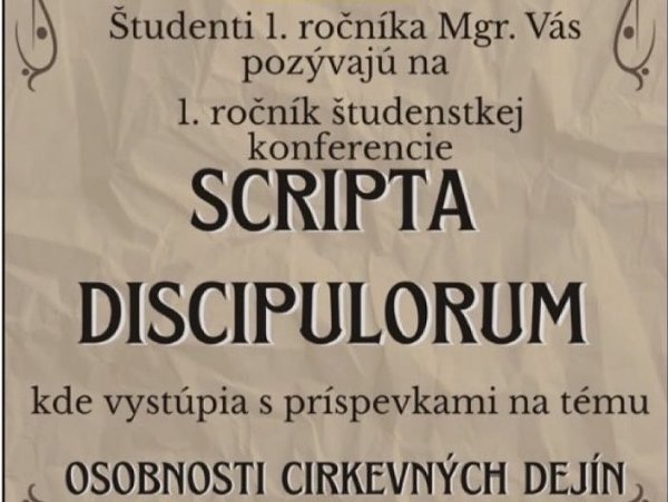 Scripta discipulorum