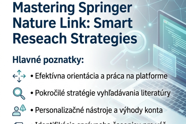 Mastering Springer Nature Link - Smart Research Strategies