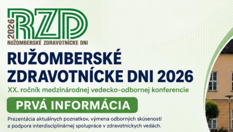 Pozvánka na Ružomberské zdravotnícke dni 2026