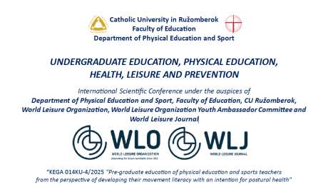 UNDERGRADUATE EDUCATION, PHYSICAL EDUCATION, HEALTH, LEISURE AND PREVENTION