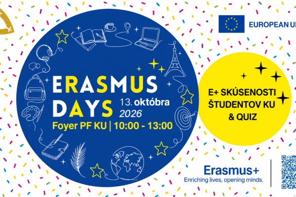 Pozývame na #ErasmusDays 2026