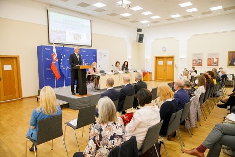 Príhovor ministra zahraničných vecí a európskych záležitostí SR Ivana Korčoka (foto: Mária Kozová)