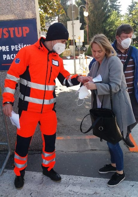 The students of Faculty of Health participate in the cooperation with ÚVN SNP Ružomberok