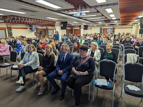 The students from Faculty of Health, Catholic University in Ružomberok at the XIV.All -Slovak conference of critical care nurses