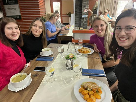 The students from Faculty of Health, Catholic University in Ružomberok at the XIV.All -Slovak conference of critical care nurses