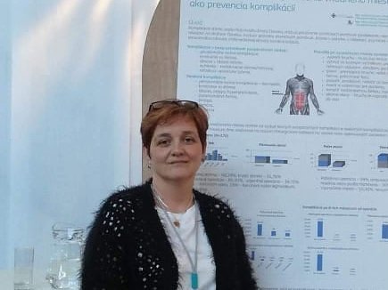 Adriana, absolventka študijného programu ošetrovateľstvo